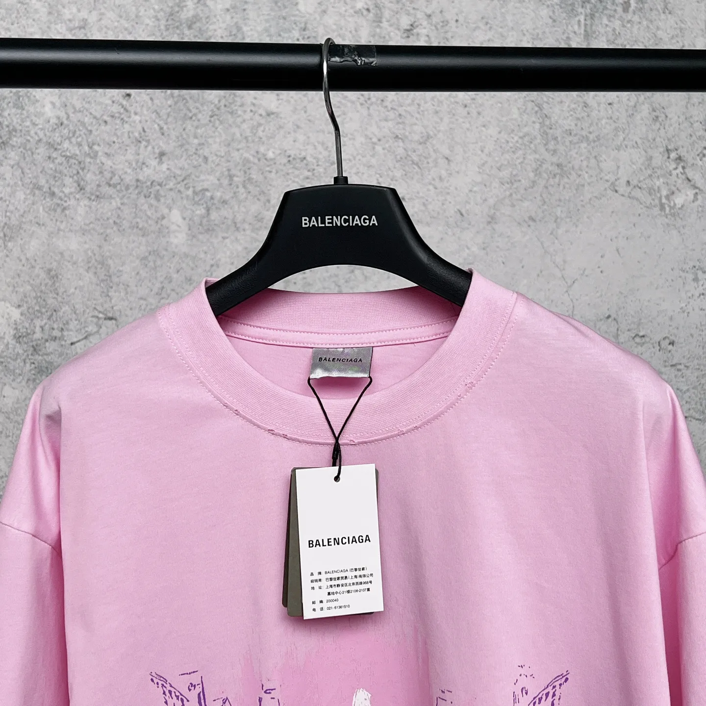 【 . Quality】BALENCI*GA/ .SS 26 New Arrival Balenclag* place des vosges T 。 . Authentic ， 。 ZP 。 260 ， . ， ，。 。 。 ， 。 OS . Same Style ：BL 263767 ：Pink Size：XS S M L